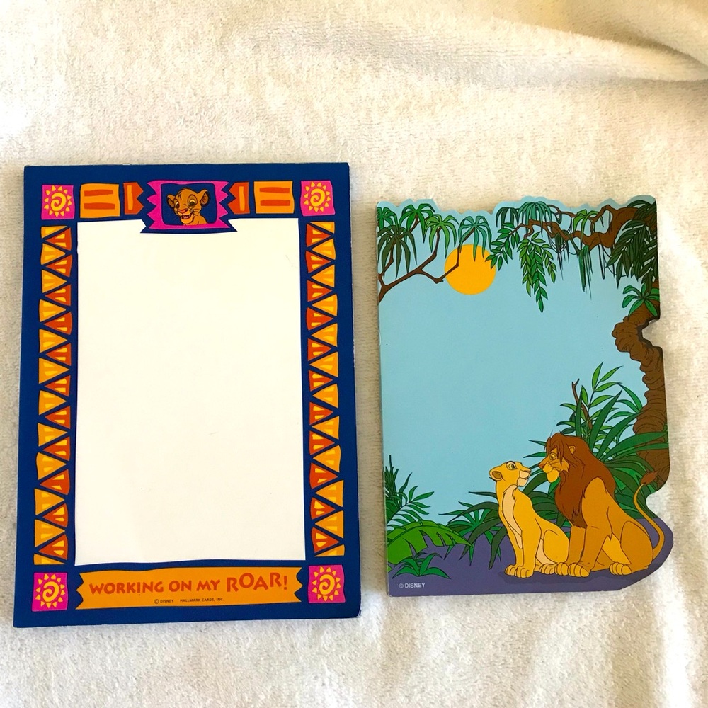 *VTG Disney's The Lion King 90s Stationary Letters pad